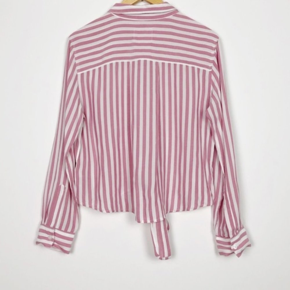 New Rails Val Tie Front Striped Button Down Shirt… - image 3